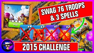 Easily 3 Star 2015 Challenge | How to Complete 10th Anniversary Challenge | Clash of Clans