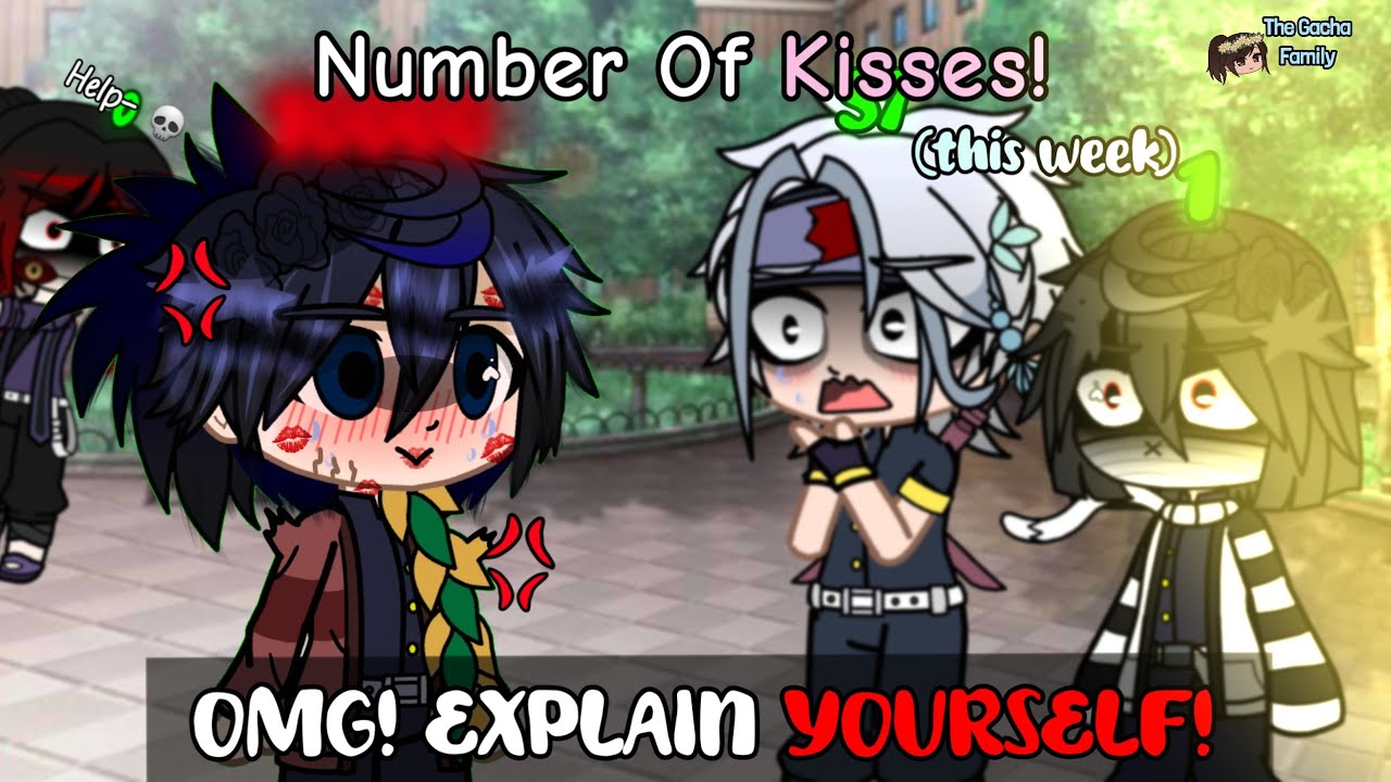 𝙆𝙉𝙔 // 😘Number Of Kisses!😘 // Gacha Club x Demon Slayer