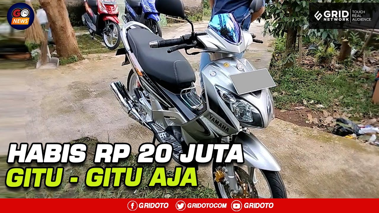 Restorasi Modifikasi Yamaha Nouvo Z 2007, 6 Bulan Habis Rp 20 Juta