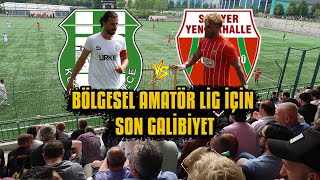 BÖLGESEL AMATÖR LİG İÇİN SON GALİBİYET KÜÇÜKÇEKMECE - S. YENİMAHALLE