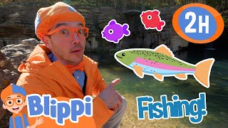 Blippi's Fantastic Fishing Trip! | Animals for Kids | Funny Cartoons | Learn about Animals by Moonbug Kids - Animals for Kids 28,665 views 3 weeks ago 2 hours, 8 minutes