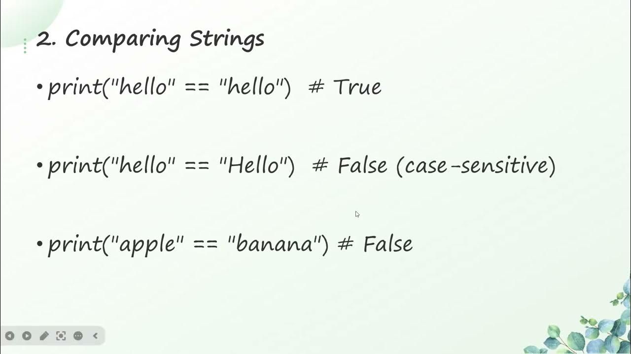 == Equal To & != Not Equal To Operators - YouTube