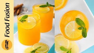 Fresh Turmeric Citrus Cooler - Refreshing Iftar Drink Recipe by Food Fusion