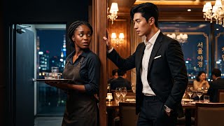 The Black Waitress Served the Wrong Man—Then the Korean Mafia Boss Refused to Let Her Leave