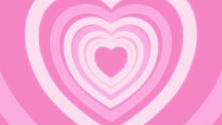 Pink Aesthetic Love Heart Tunnel Screensaver 💗Dreamy Aura heart gradient wallpaper  #aestheticvideo screenshot 1