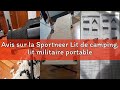 Avis sur la Sportneer Lit de camping, lit militaire portable pour dormir 198,9 x 72,9 x 37,1 cm, lit
