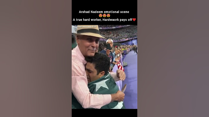Arshad Nadeem emotional moment |Gold medal |Paris Olympics games|From Pakistan #thewaytosuccess