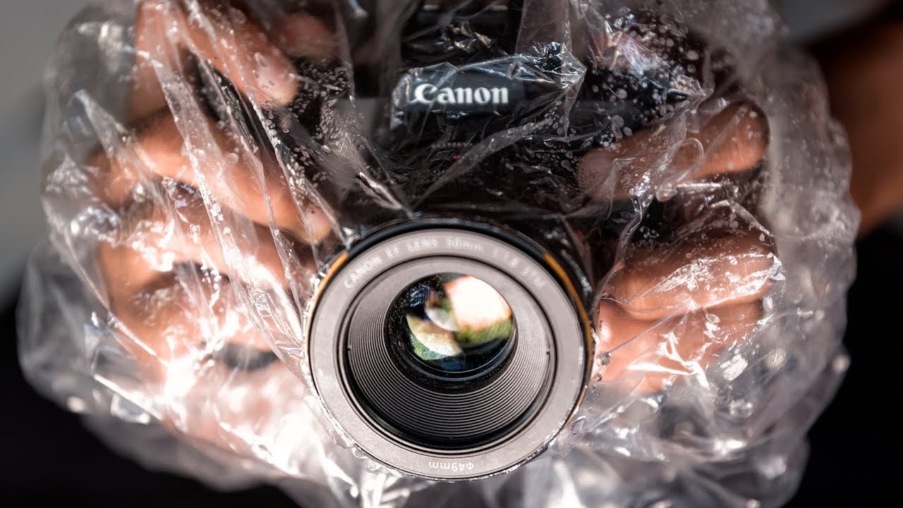 ruggard pc-p18 camera rain cover lifestyle