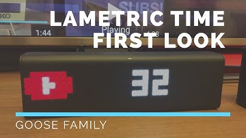 LaMetric Time Wi-Fi Clock for Smart Home First Look