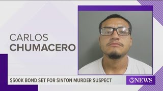 Bond set for Sinton man accused of murdering 16-year-old boy