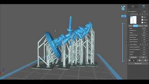 Resin Miniature Manual Support Process