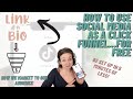 How To Use Link In Bio As a Click Funnel | Tiktok Analytics | Free To Use