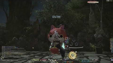 FINAL FANTASY XIV ( - Yokai-Watch - Jibanyan Couch Mount - )