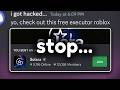 This is why you should Stop Downloading Roblox Cheats!