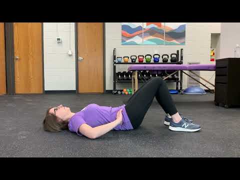 Hooklying Posterior Pelvic Tilt | Oconomowoc’s Best Physical Therapy | Resilience RX