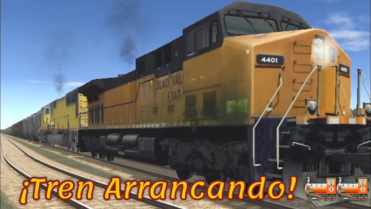 Train And Rail Yard Simulador, ¡Tren Granelero Arrancandole Sabroso! 🚂🚂.