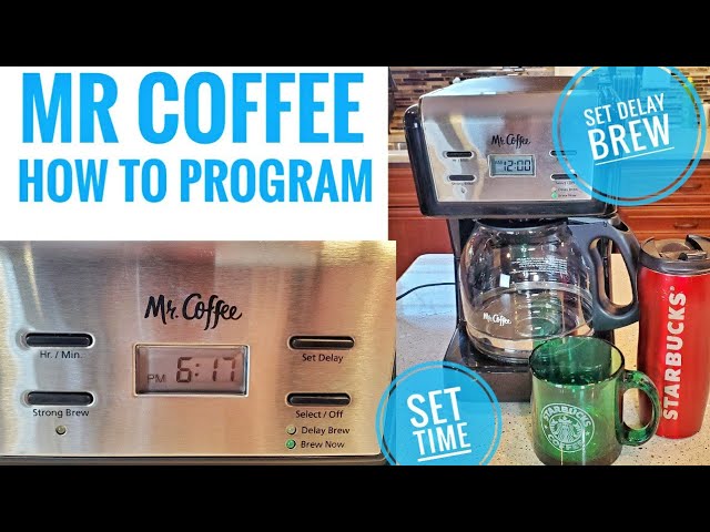 How to Use Delay Brew on Mr. Coffee® Coffee Makers 