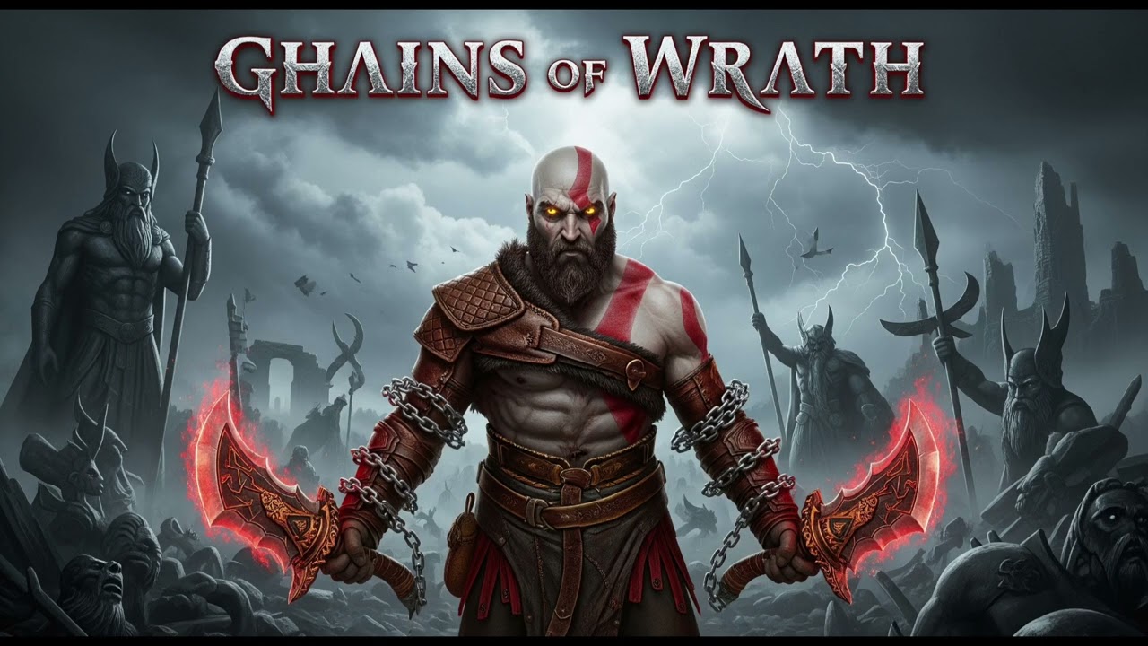 Kratos – “Chains of Wrath” | Epic God of War AI Anthem | Kratos AI Song 