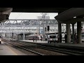 Train Travel Norway: Oslo Central Station, departure for Bergen [HD]