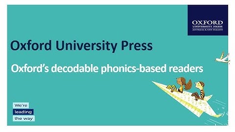 Oxford’s decodable phonics-based readers