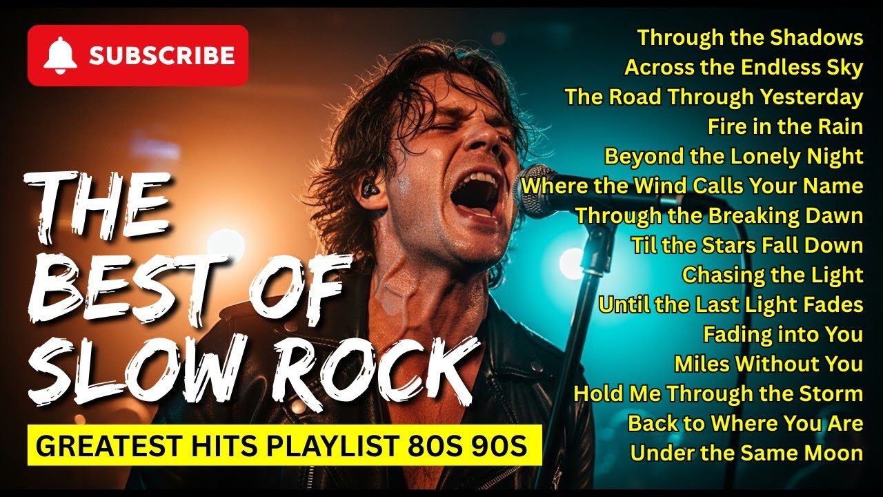 Legendary Slow Rock Love | The Most Powerful Romantic Ballads Ever