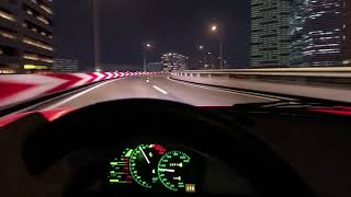 Over 300km/h in Tokyo with Ferrari F50 Ferrari F50 Acceleration Sound In Japan