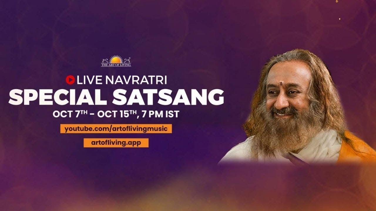 Day 2 | Navratri 2021 Special Satsang & Tripura Rahasya from The Art of Living International Center
