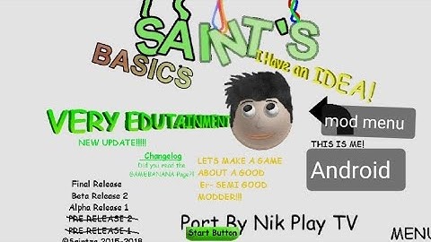 Saintra basics ang mod menu baldi basics mod baldi basics mod 