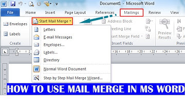 Mail Merge in Microsoft Word Empowerment Technology