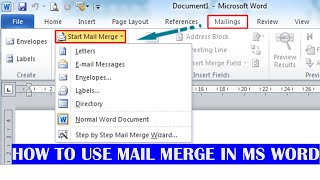 Mail Merge in Microsoft Word Empowerment Technology screenshot 5