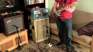 This is a clip of the first guitar amp i built, 40w plexi-ish thing
built into chassis what used to be solid-state sears bass amp. it
running a...