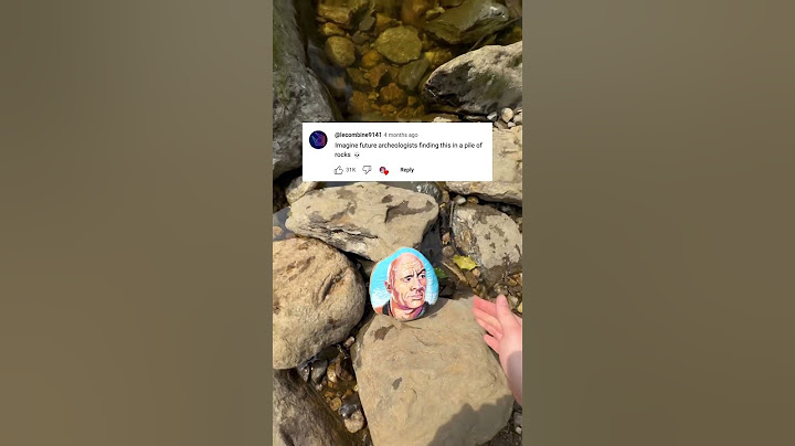 Putting @therock on a rock back on the rock.