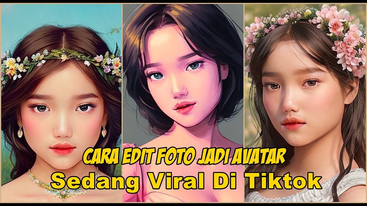 Cara Edit Foto Jadi Avatar Yang Lagi Viral Di Tiktok - YouTube