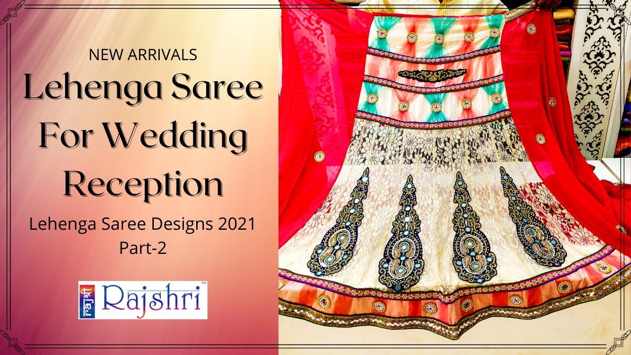 Peach Bridal Wedding Reception Lehenga In Crepe SFARY10806 –  ShreeFashionWear