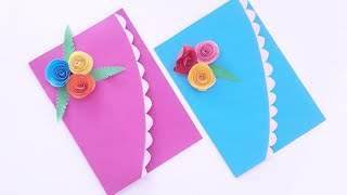 مطوية جميلة و سهلة How to make beautiful card DIY