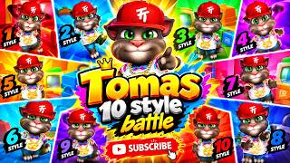 Tomas 10 STYLE BATTLE! 😱🔥 Which Style Is the BEST? | Funny Cat Challenge screenshot 1