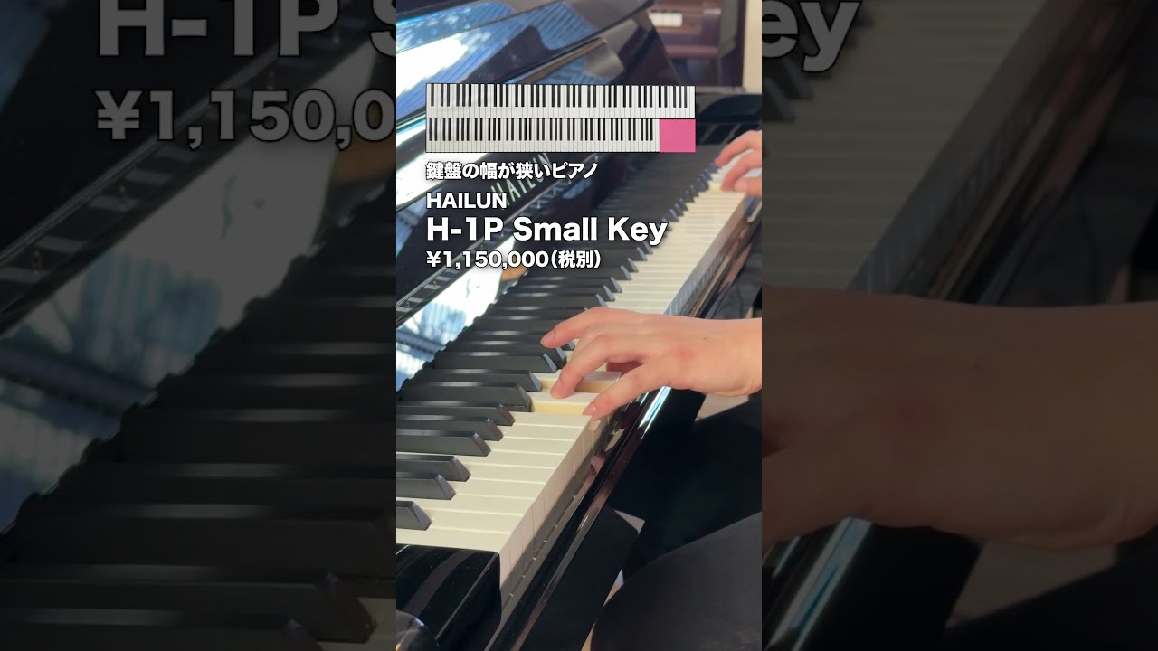 小さな手でも弾きやすい88鍵ピアノ【HAILUN Small Key】音色紹介