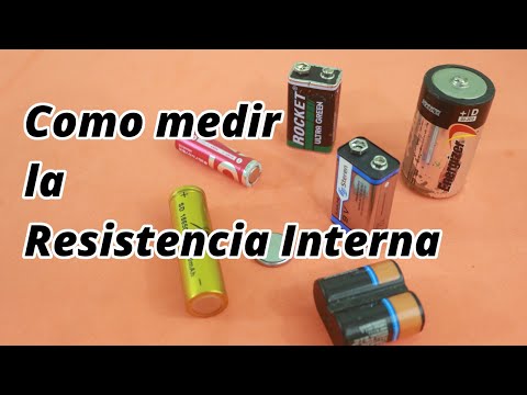 Video: ¿Cómo se mide la resistencia interna de la batería?