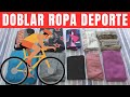 Como DOBLAR ROPA DEPORTIVA 🚴‍♀️🏃‍♀️ para ahorrar espacio. Equipaje de entrenar,  ropa de ciclismo...