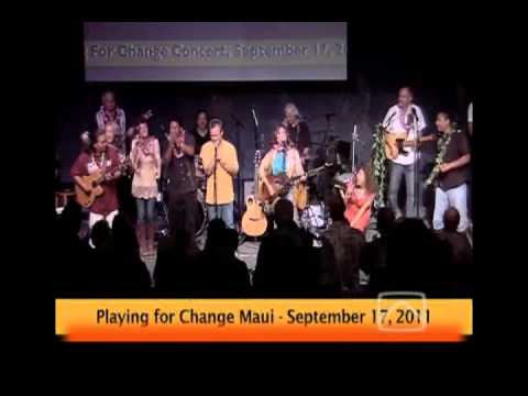 Playing For Change: Maui. Teri Garrison, organizer...