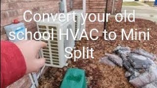 Mini Split full conversion for traditional central air HVAC by Becoming Offgrid 3,386 views 1 year ago 7 minutes, 44 seconds