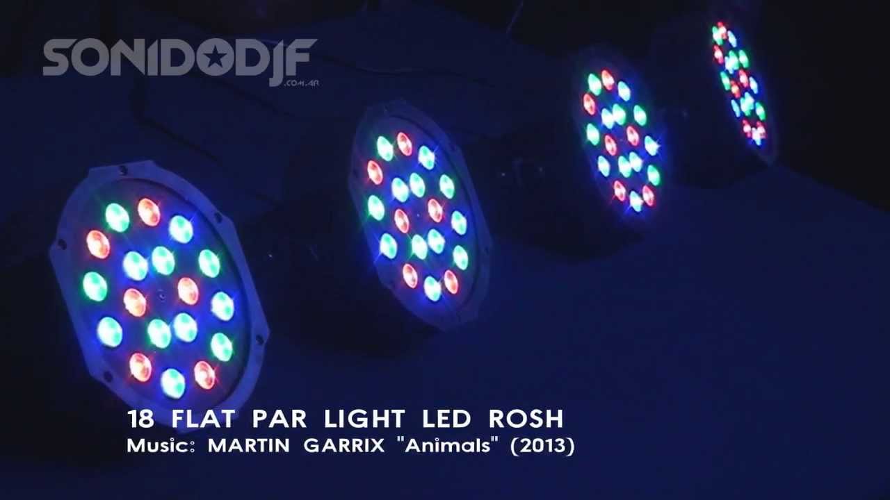 36 LED 1 W Phare par lampes, lunsy RVB multicolores 7 modes