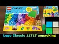 LEGO Classic 11717 Unpacking and assembling retro audio equipment