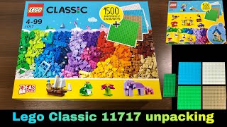 LEGO Classic 11717 Unpacking and assembling retro audio equipment
