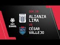 Alianza lima 21 csar vallejo resumen extendido del partido jugado en el nacional por liga1 2024