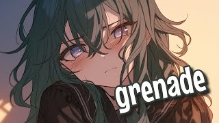 Nightcore/Sped Up - Grenade (Female Rock Version) {Lyrics}