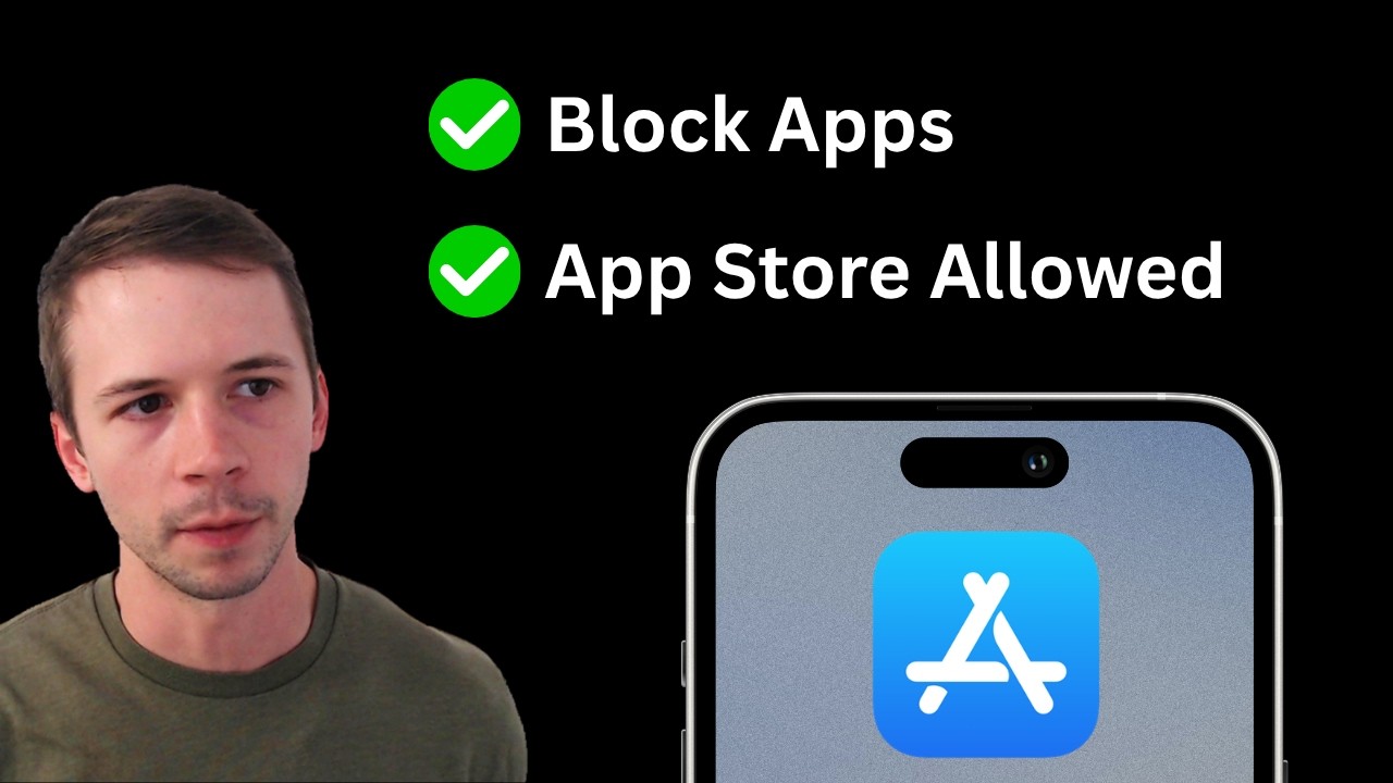 How to Block Apps on iPhone without Disabling the App Store - YouTube