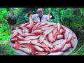 20 KG RED SNAPPER FISH FRY RECIPE | ருசியான செம்மீன் வறுவல் | Village Traditional Fish  Fry