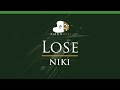 NIKI - Lose - LOWER Key (Piano Karaoke Instrumental)