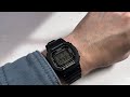 Unboxing Casio G-Shock Black DW-5600E-1V diving watch